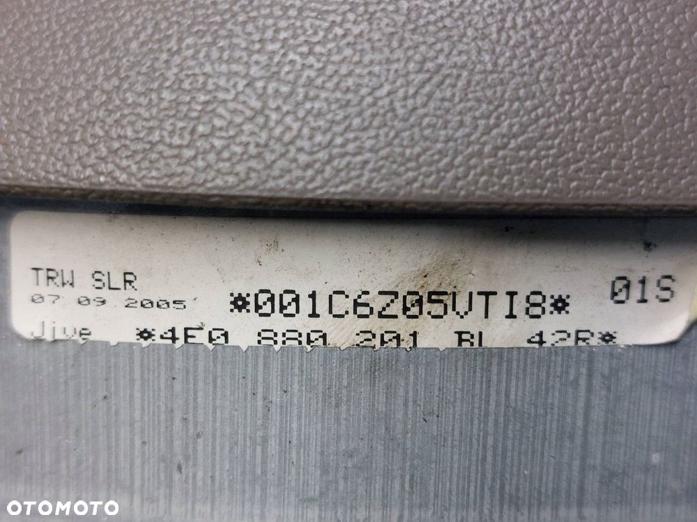 KIEROWNICA GRZANA + PODUSZKA AUDI A8 D3 4F0419091AH 4E0880201BL - 12