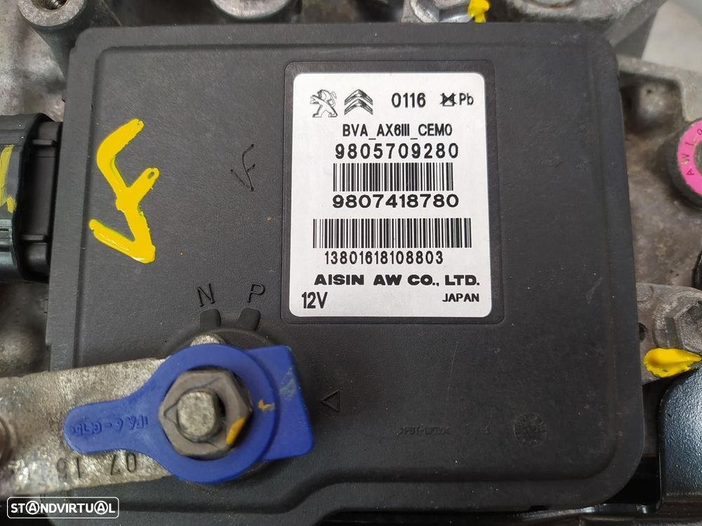 CAIXA VELOCIDADES PEUGEOT 308 II 2016 - 3