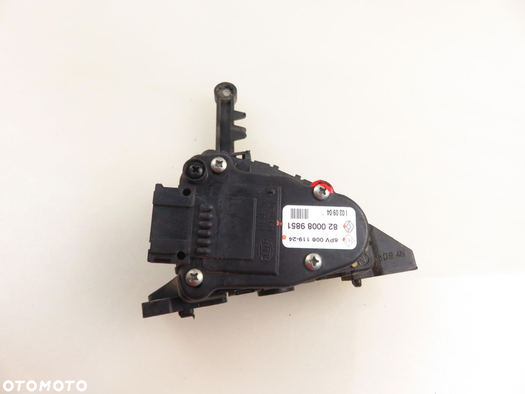 POTENCJOMETR GAZU RENAULT CLIO II 1.5 dCi 8200089851 6PV00811924 - 6