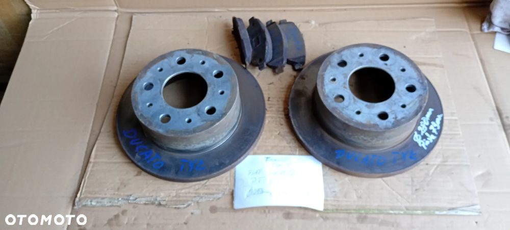 Tarcze hamulcowe klocki tył tylne 16" 280mm Fiat Ducato III - 5