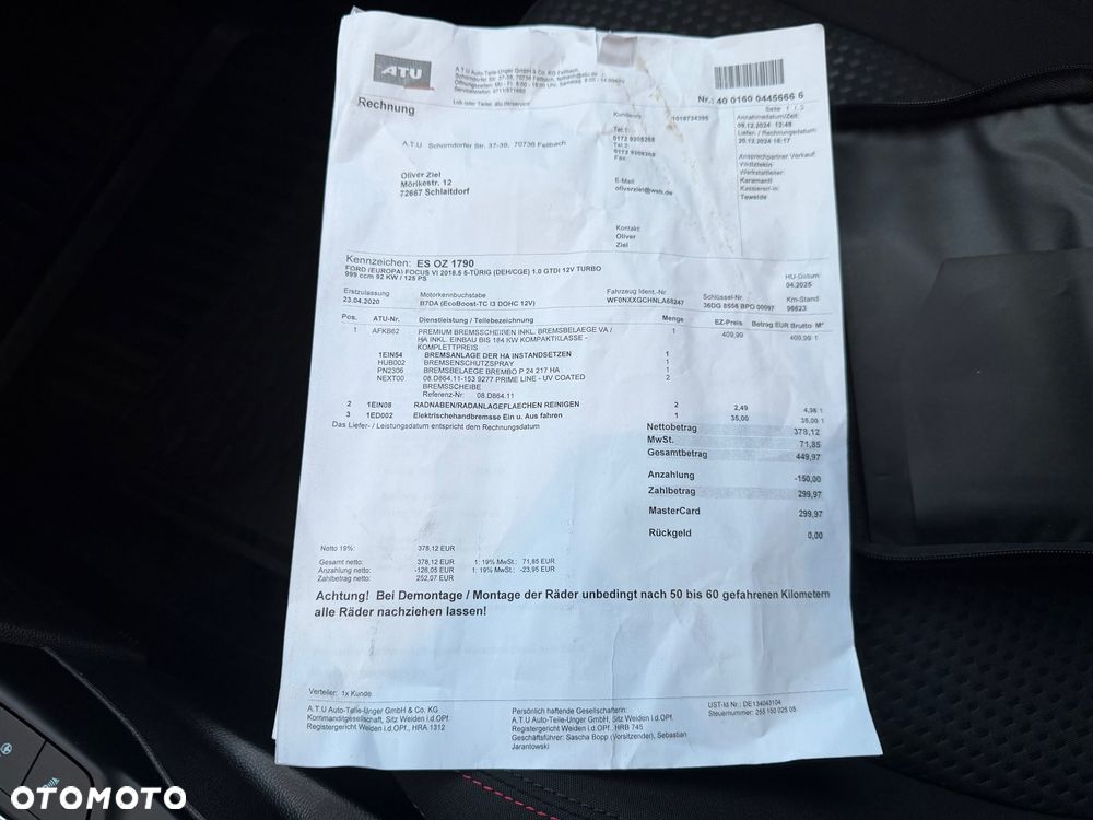 Ford Focus 1.0 EcoBoost ST-Line Red ASS - 37