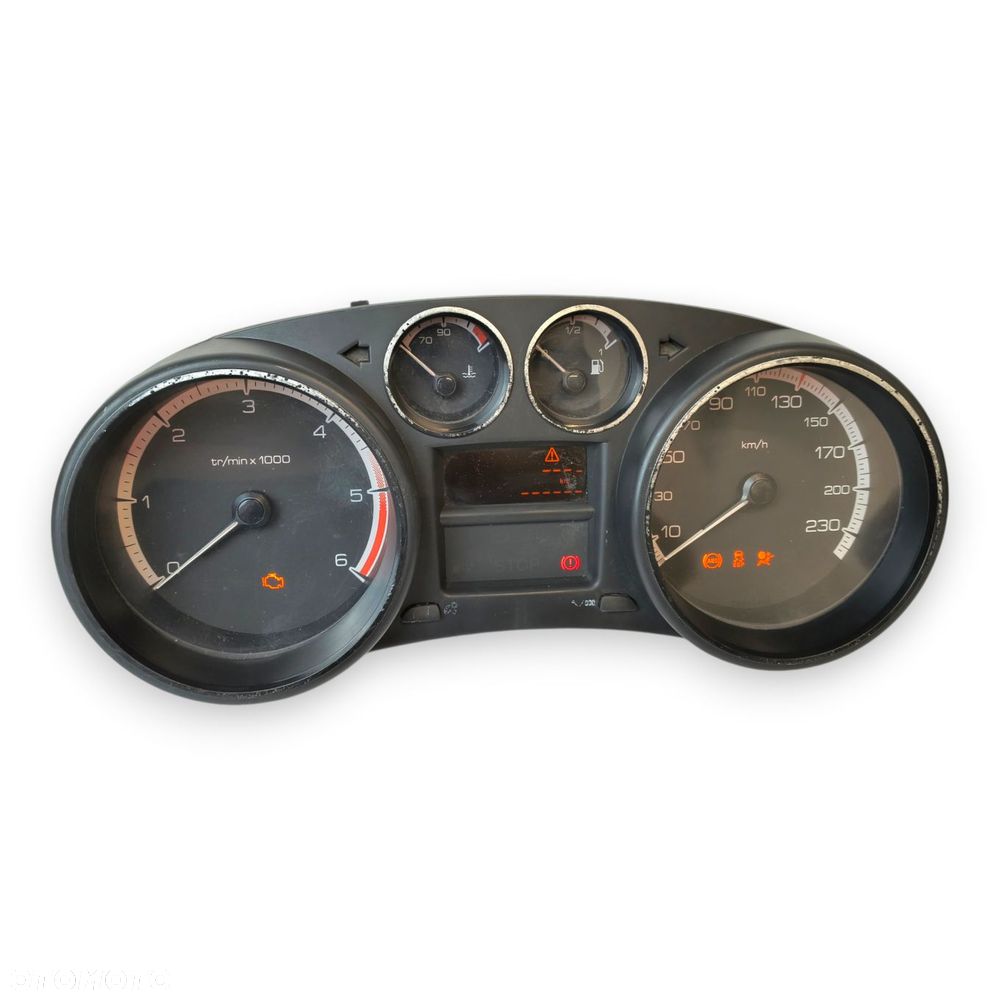 LICZNIK ZEGARY 9665107480 Peugeot 308 I 1.6 2.0 HDI Diesel europa 07-13 - 4