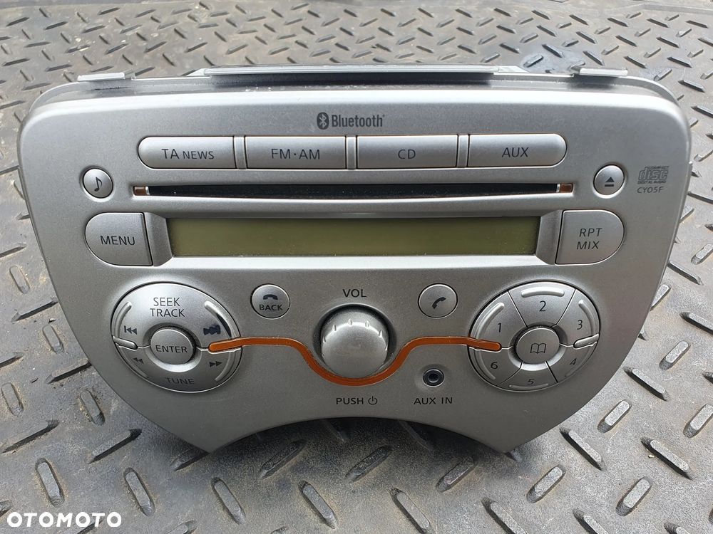 NISSAN MICRA K13 RADIOODTWARZACZ RADIO FABRYCZNE 28185-1HA0A CD AUX BLUETOOTH - 1