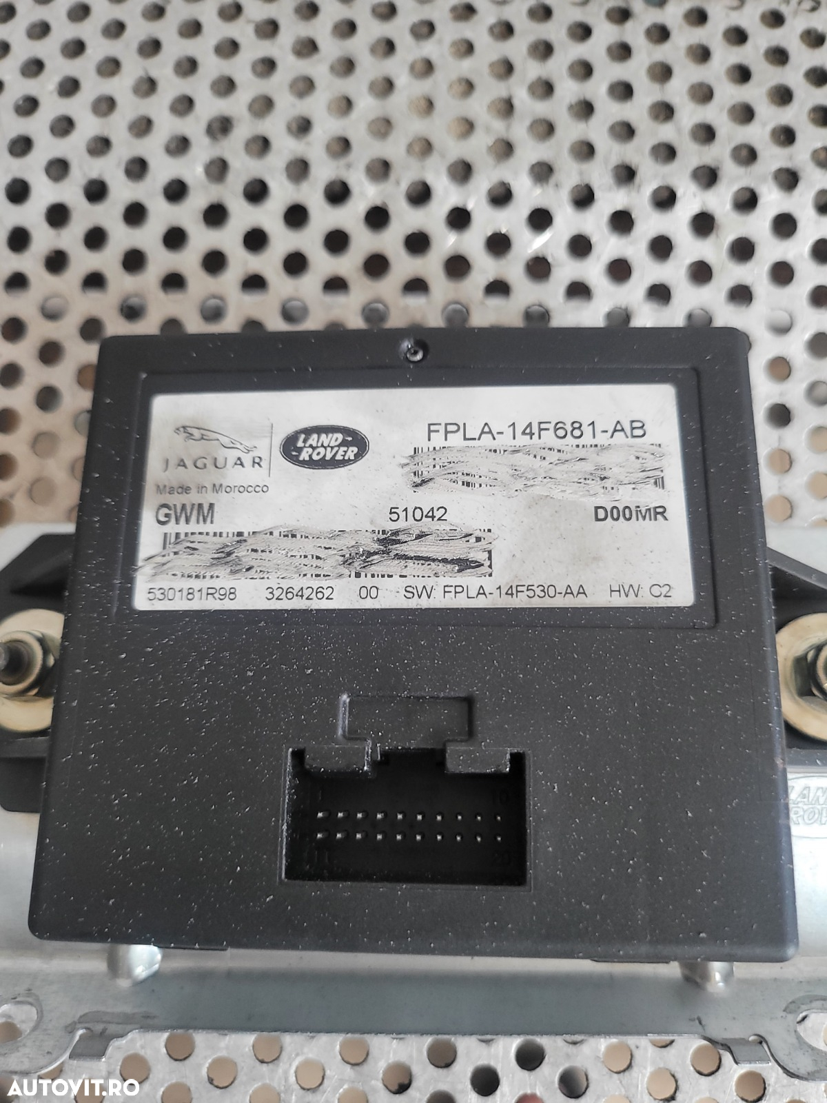 Modul ECU Gateway Land Rover Range Rover Sport L494 An 2014-2015-2016-2017-2018 Cod FPLA-14F681-AB Dezmembrez Range Rover Sport An 2014-2018 3.0 Diesel 306DT - 3