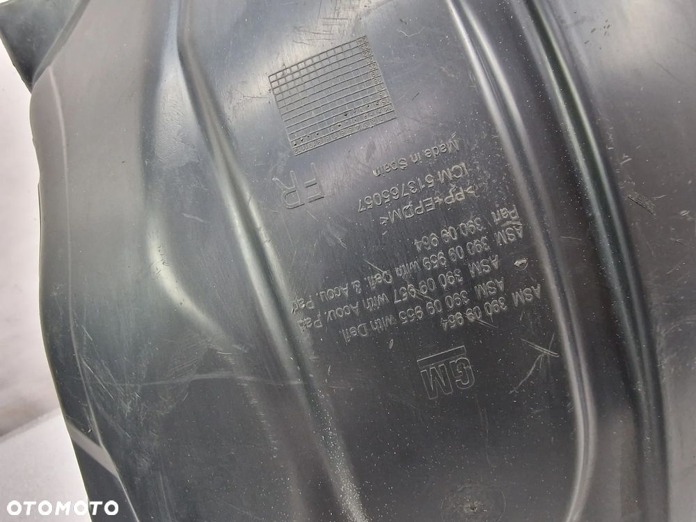 OPEL CORSA E 14- PRAWE NADKOLE PRZEDNIE PRZÓD , TYLNA TYLNIA CZĘŚĆ , NR 39009954 , NR AUKCJI N976 - 6