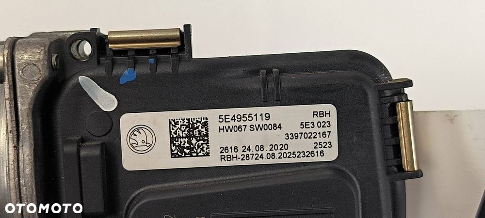 MECHANIZM WYCIERACZEK PRZÓD SKODA OCTAVIA IV 5E4955119 - 3