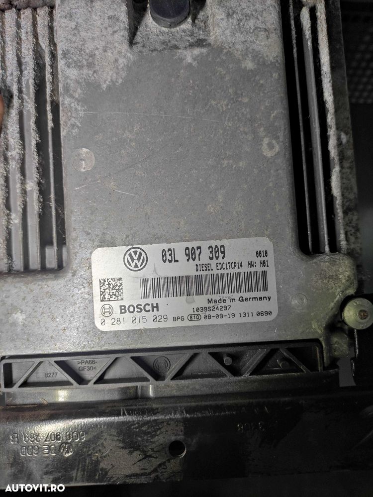 Ecu volkswagen vw passat b6 cbab cod 03l907309 - 2
