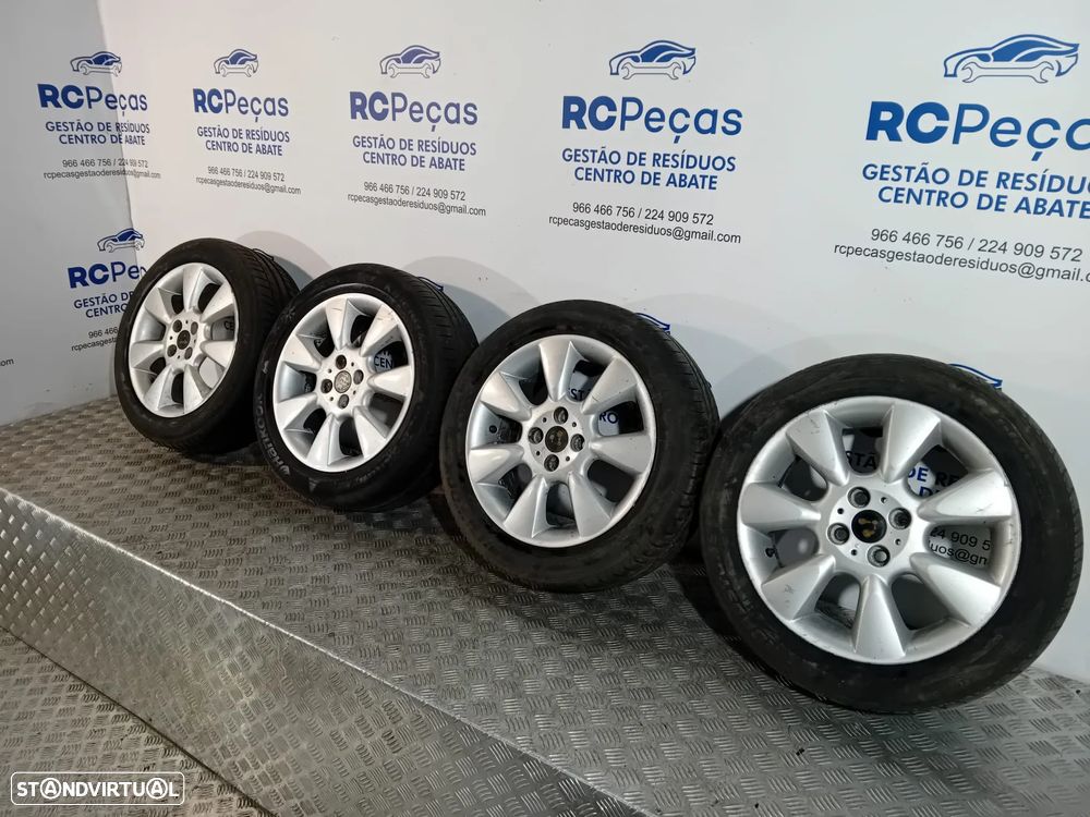 .Conjunto Jantes 16 Mini Cooper R55 R56 R7 195x55xR16 Original - 3