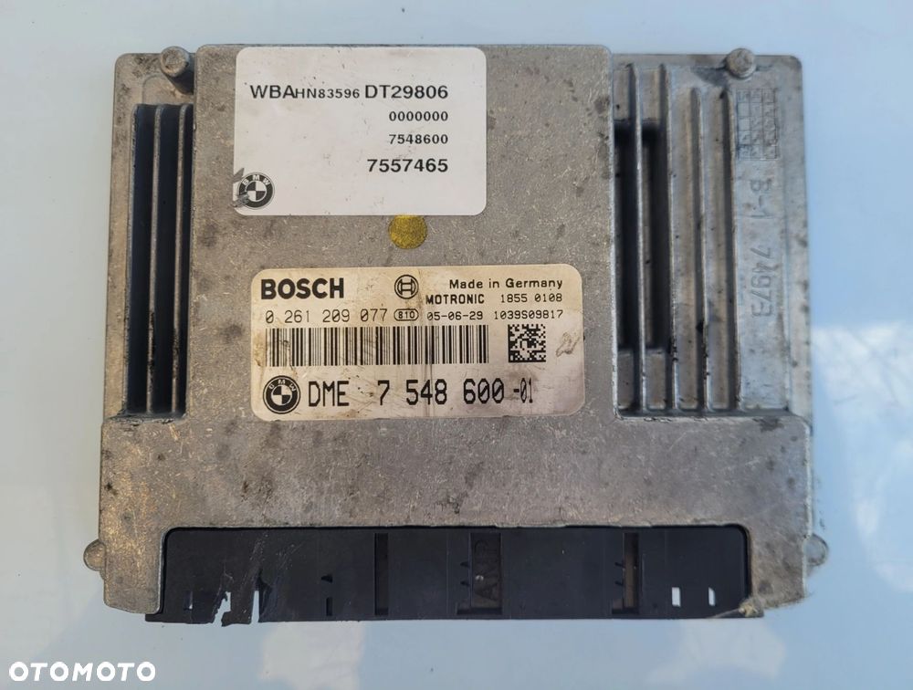 KOMPUTER STEROWNIK SILNIKA BMW E65 N62B48 N62 4.8B 7548600 - 1