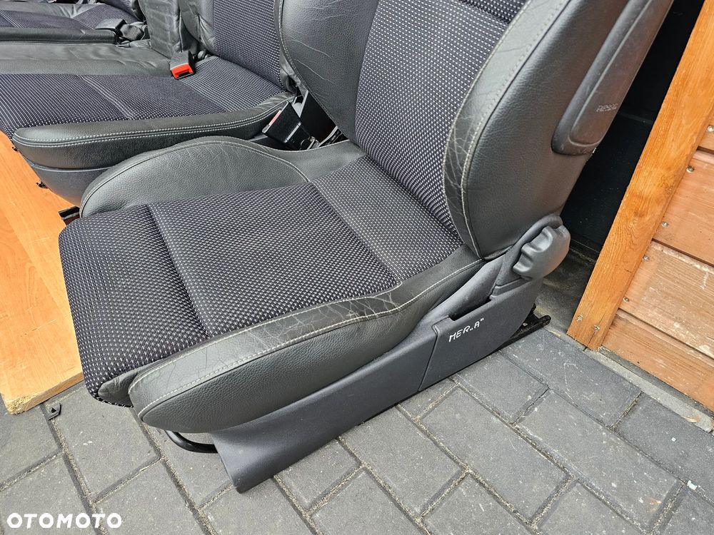 FOTELE TAPICERKA BOCZKI PÓŁSKÓRA RECARO OPEL MERIVA A OPC EUROPA LĘDŹWIA - 2