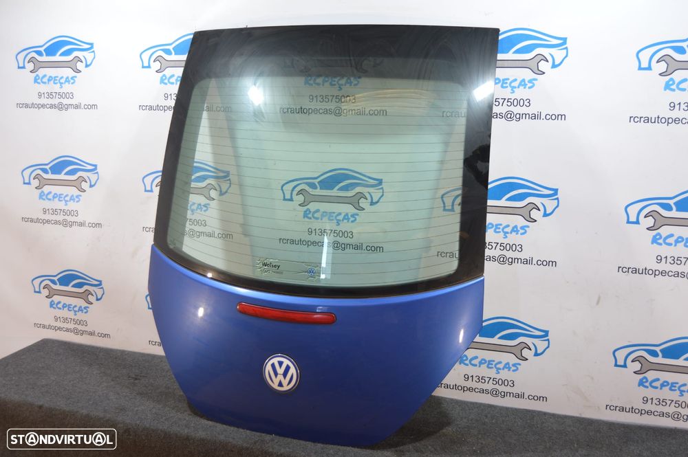 PORTA TAMPA MALA VW VOLKSWAGEN NEW BEETLE 1C0827025P FECHO PUXADOR MOTOR VIDRO 3º STOP - 3