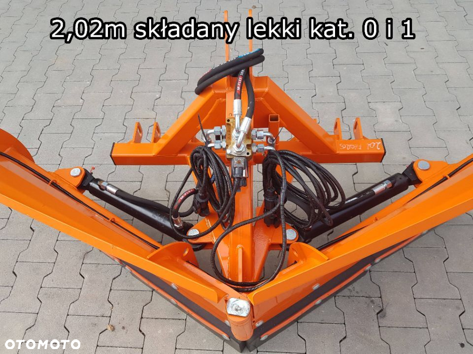 Pług SKŁADANY do śniegu komunalny śnieżny STRZAŁKA METAL TECHNIK 1,52m 1,82m 2,02m  2,1m 2,22m 2,6 3 - 10