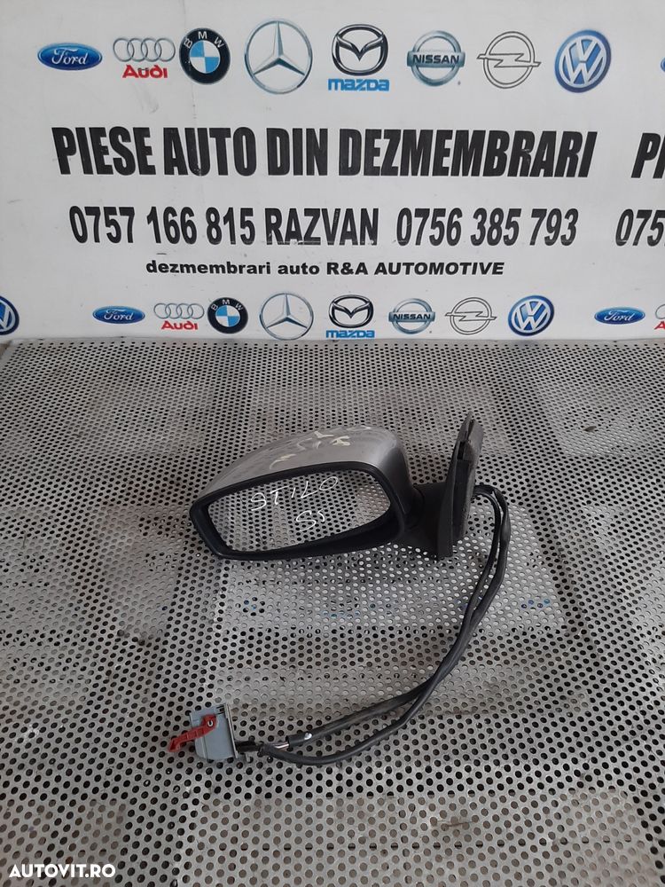 Oglinda Stanga Electrica Fiat Stilo Vanduta De Firma Cu Garantie Livram Oriunde In Tara - 1