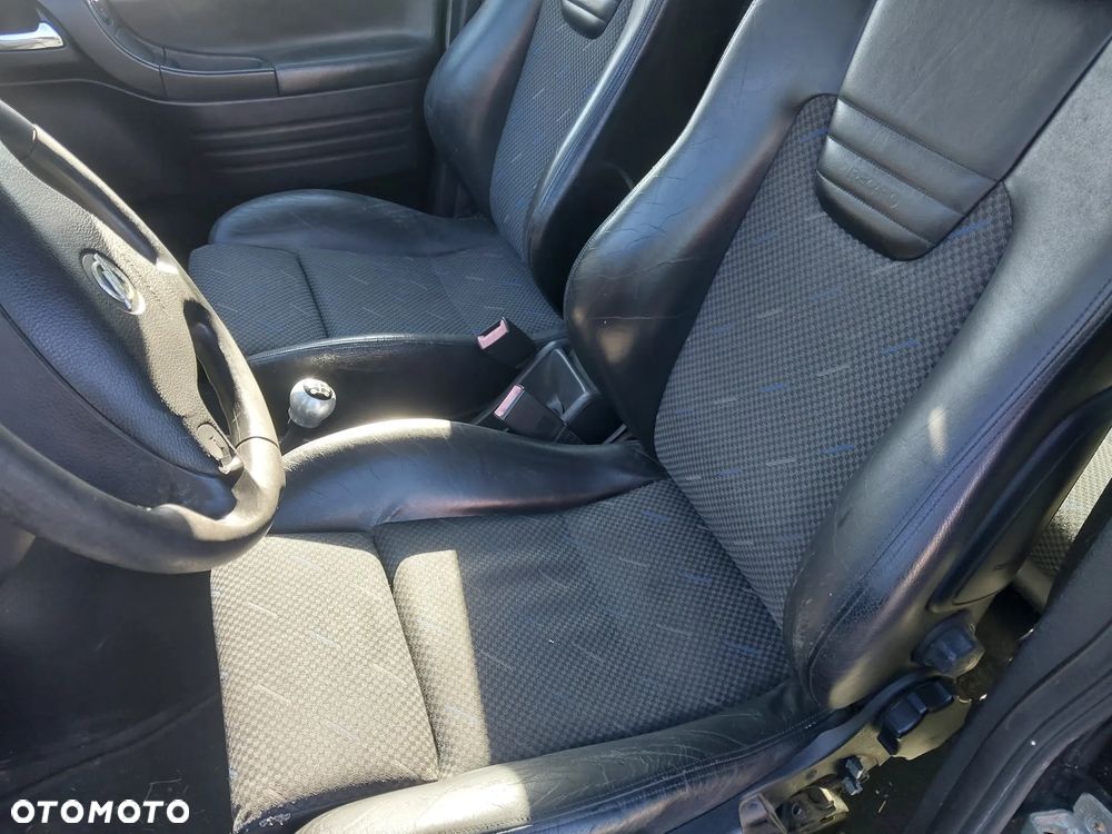 Fotele RECARO Opel Zafira A OPC na 7 OSÓB półskóra fotel boczki wnętrze kanapa fotele drugi trzeci rząd tapicerka KOMPLET B. ŁADNE - 1