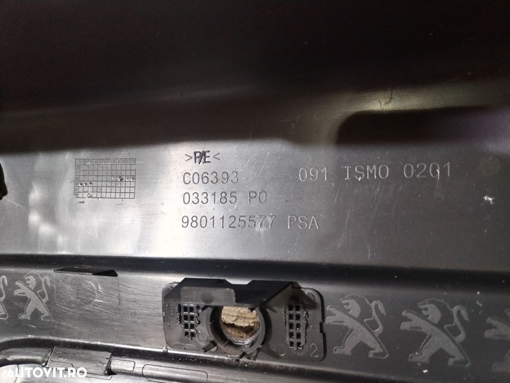 Bara spate Peugeot 2008, 2014, 2015, 2016, 2017, cod origine OE 9801125577. 10080 - 12