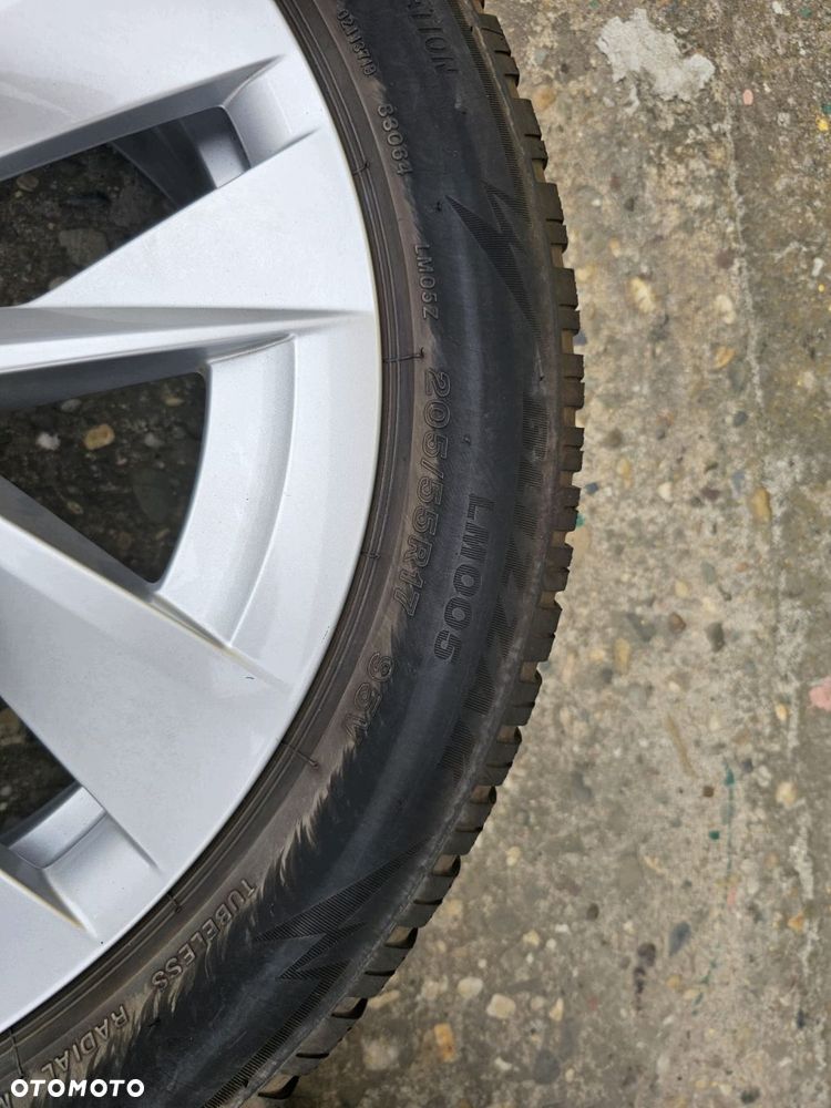 koła aluminiowe 5e3601025 skoda 205/55r17 - 10