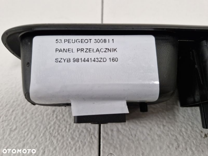 PEUGEOT 3008 I 1 LIFT PANEL PRZEŁĄCZNIK SZYB LEWY PRZÓD 98144143ZD - 6