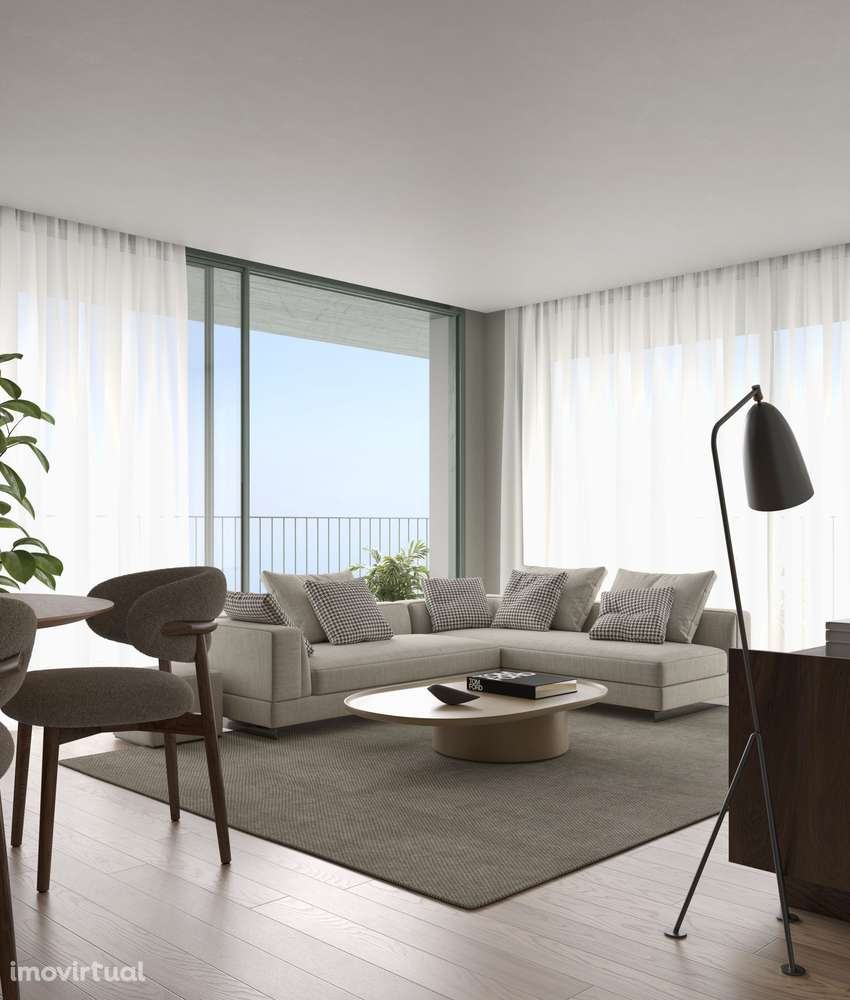 Apartamento T2 novo c/ Varanda , L. Garagem e Arrumos - Próximo do mar - Grande imagem: 2/12