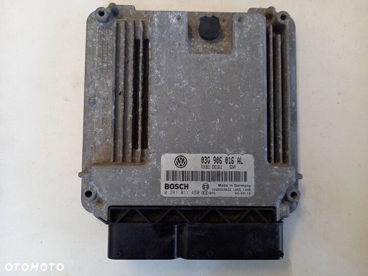 VW TOURAN I MODUŁ STEROWNIK SILNIKA 03G906016AL - 1