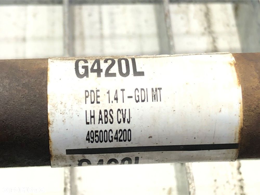 PÓŁOŚ LEWY PRZÓD  KIA CEED Sportswagon (CD) 2018 - 2022 1.4 T-GDI 103 kW [140 KM] benzyna 2018 - - 5