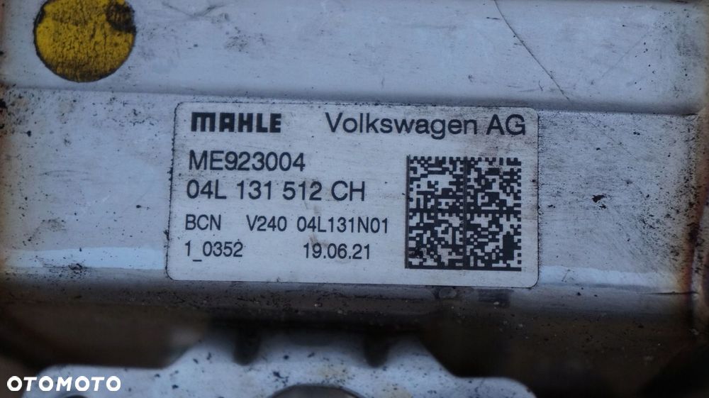 VW CRAFTER MAN TGE II ZAWÓR EGR CHŁODNICZKA SPALIN 04L131512CH - 2