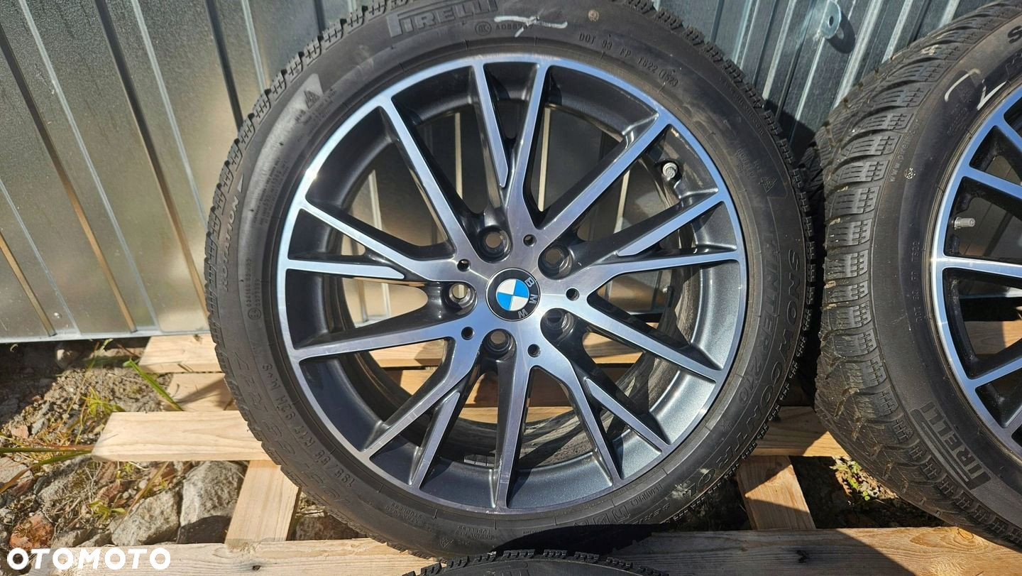 FELGI BMW F40 F45 7x17" ET47 OPONY ZIMA PIRELLI 195/55 R17 2x6m 2x4mm - 4