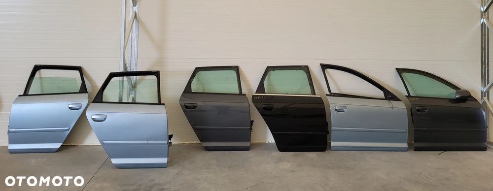 DRZWI PRAWY PRZÓD TYŁ LEWY TYŁ AUDI A3 8P i A4 B7