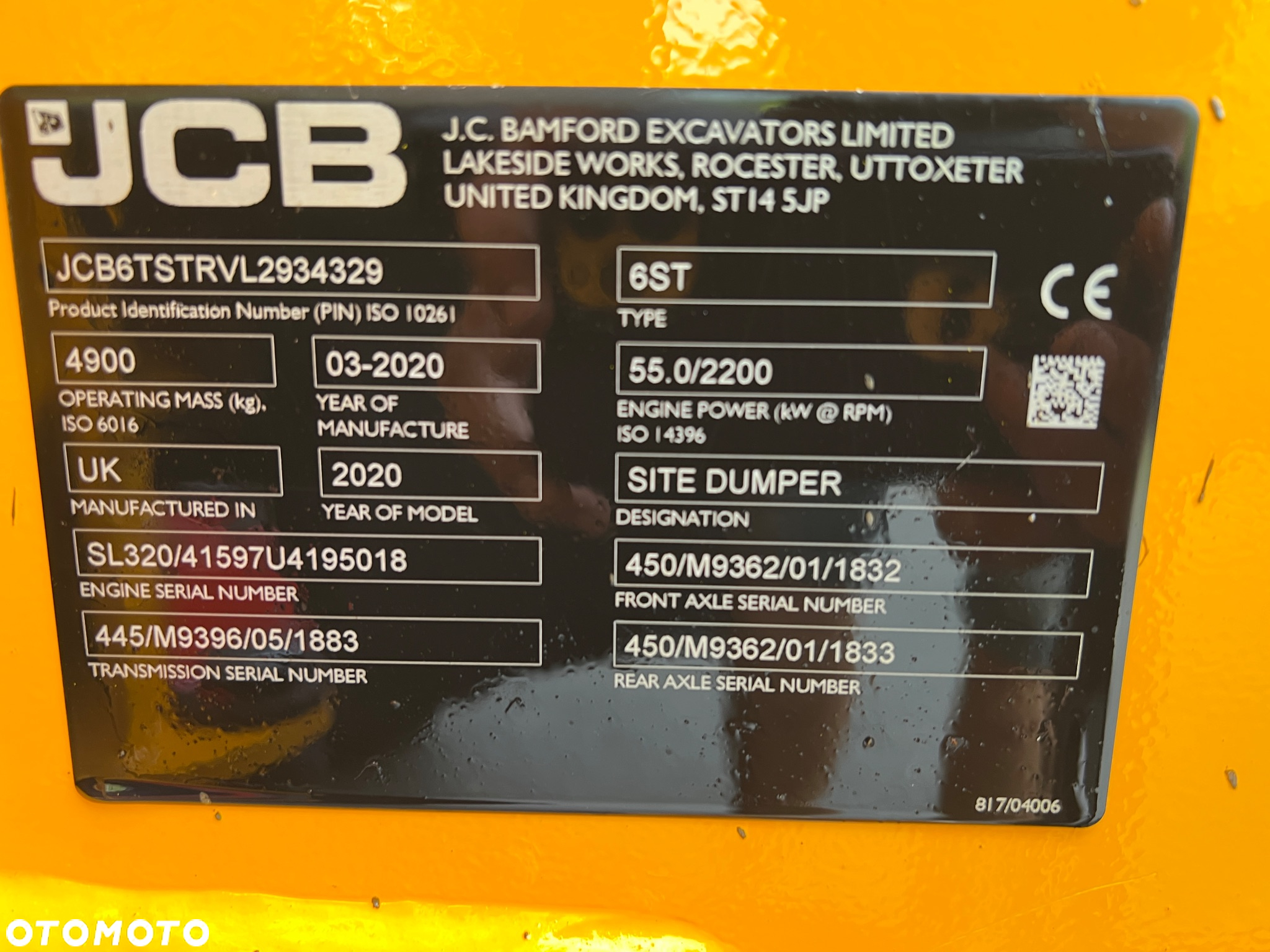 JCB 6T-1 ST * Wozidło Budowlane Obrotowe JCB 6 Ton * JAK NOWE * 1050 Godzin * - 28