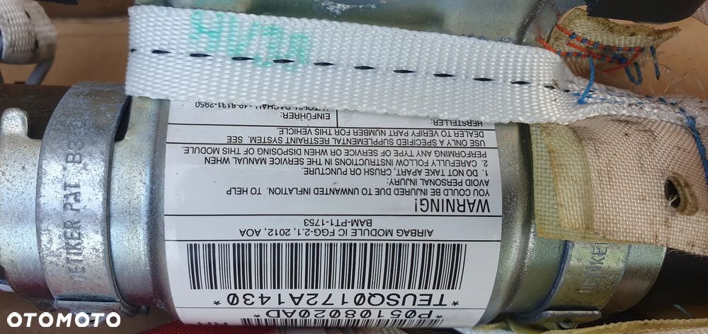 Kurtyna airbag poduszka boczna prawa Jeep Grand Cherokee IV WK2 P05108020AD - 10