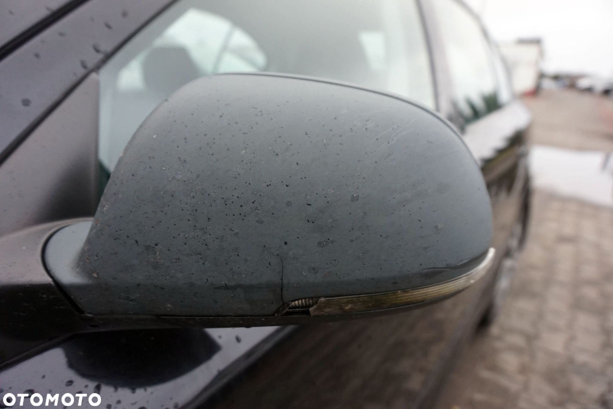 LUSTERKO ELEKTRYCZNE LEWE OCTAVIA II LIFT UK CZARNY MAT SKODA 2008-2013 - 2
