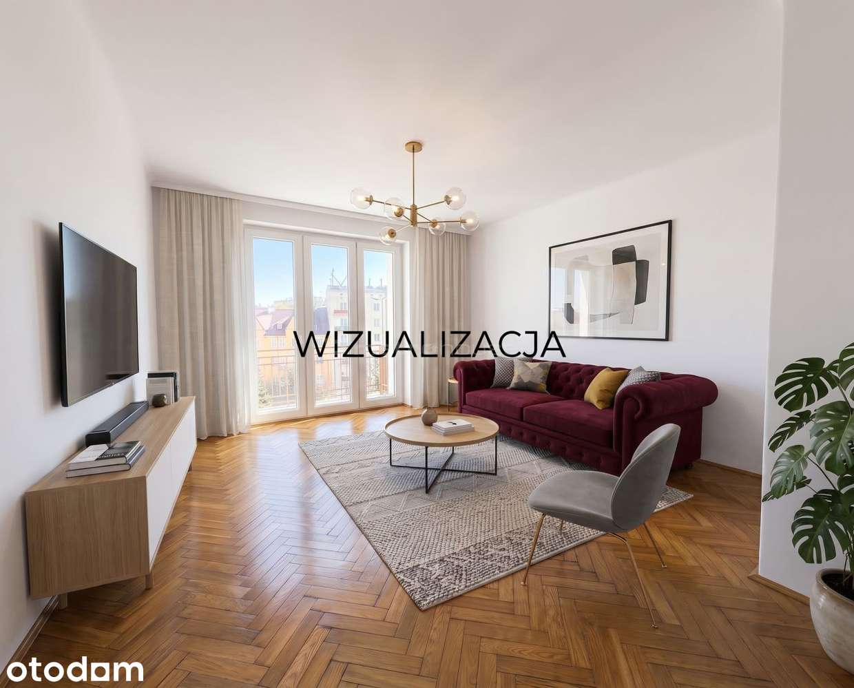 Dwustronne 3 pokoje 62m² blisko Starówki