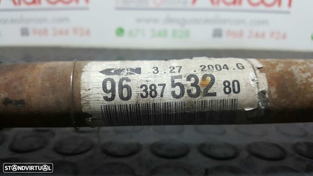 TRANSMISSÃO FRENTE ESQUERDA PEUGEOT 206 BERLINA X-LINE - 5