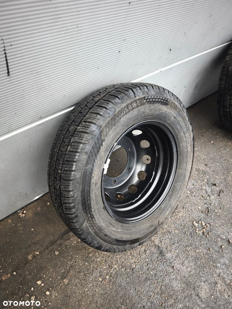 Koło 6x205 bliźniak 205/75 R 16 C Sprinter w907 w906 VW Crafter II MAN TGE Continental - 6