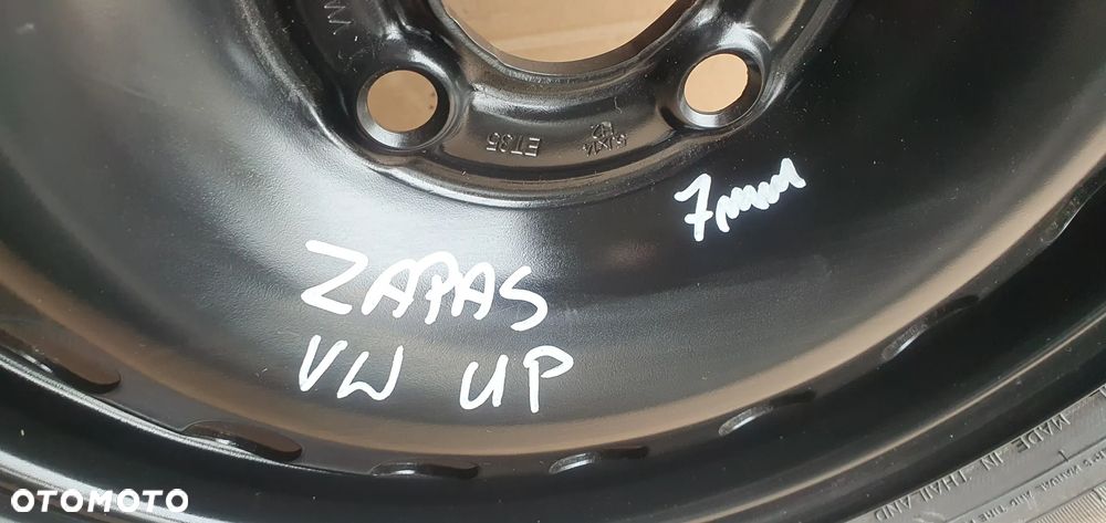 Felga stalowa zapas 4x100 ET35 5J 165/70 R14 VW UP 1S0601027G 1S0601027J - 12