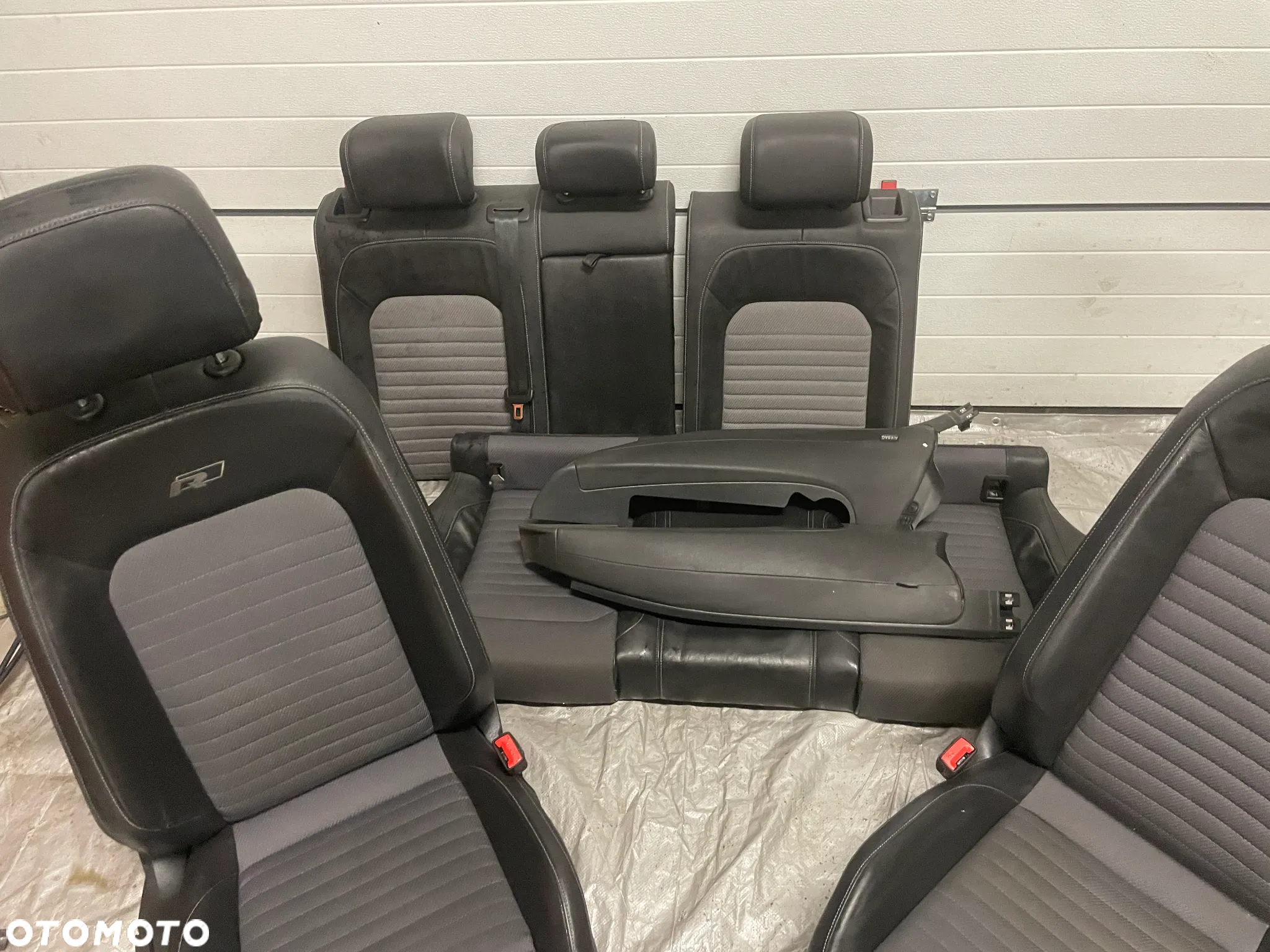 VW Passat B8 R-line lift  fotele kanapa komplet wnętrze - 6