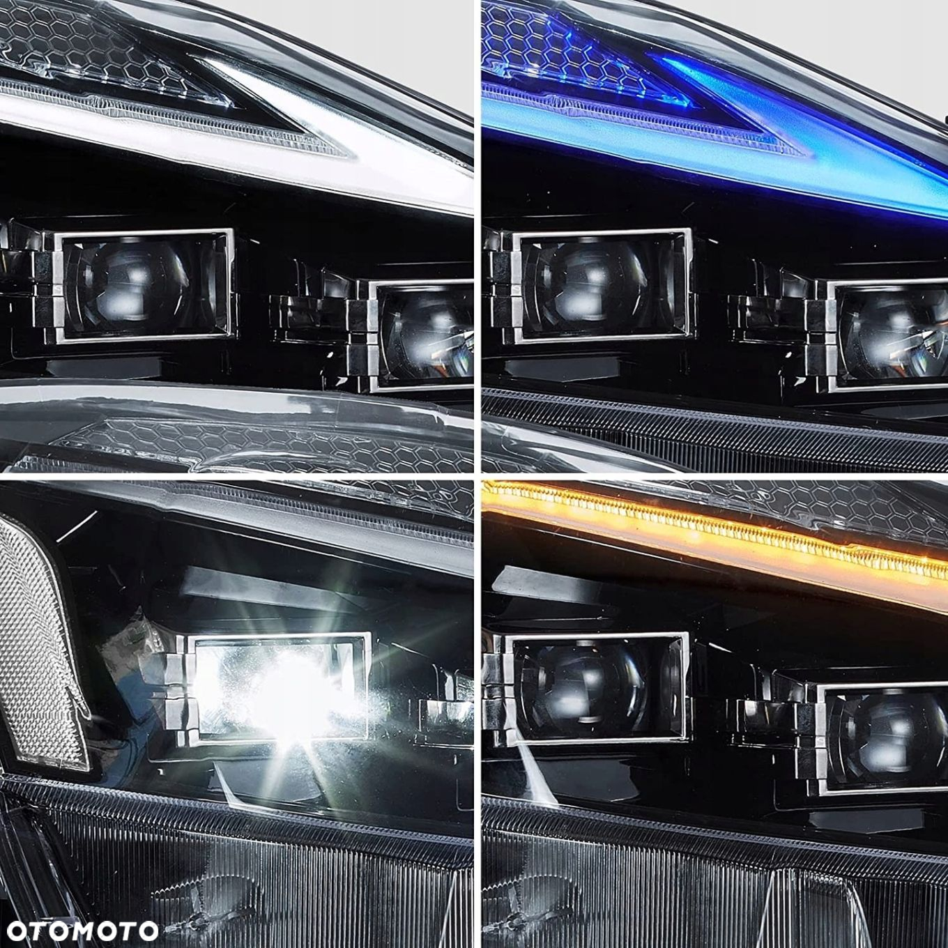 Reflektory Lampy kpl Vland Full Led Neon Dts Tuning Lexus IS II 2 2006-2013 - 10