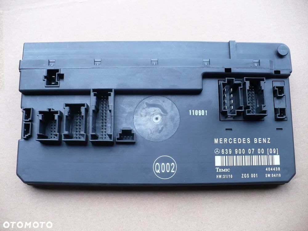 VITO VIANO 639 MODUL SKRZYNKA A6395450801 6399000700EU. - 4