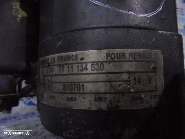 Motor De Arranque 7711134530 RENAULT LAGUNA 2 2002 1.6 107CV 5P CINZA - 5