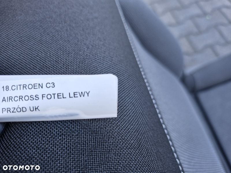 citroen c3 aircross fotel lewy przód kierowcy uk - 7