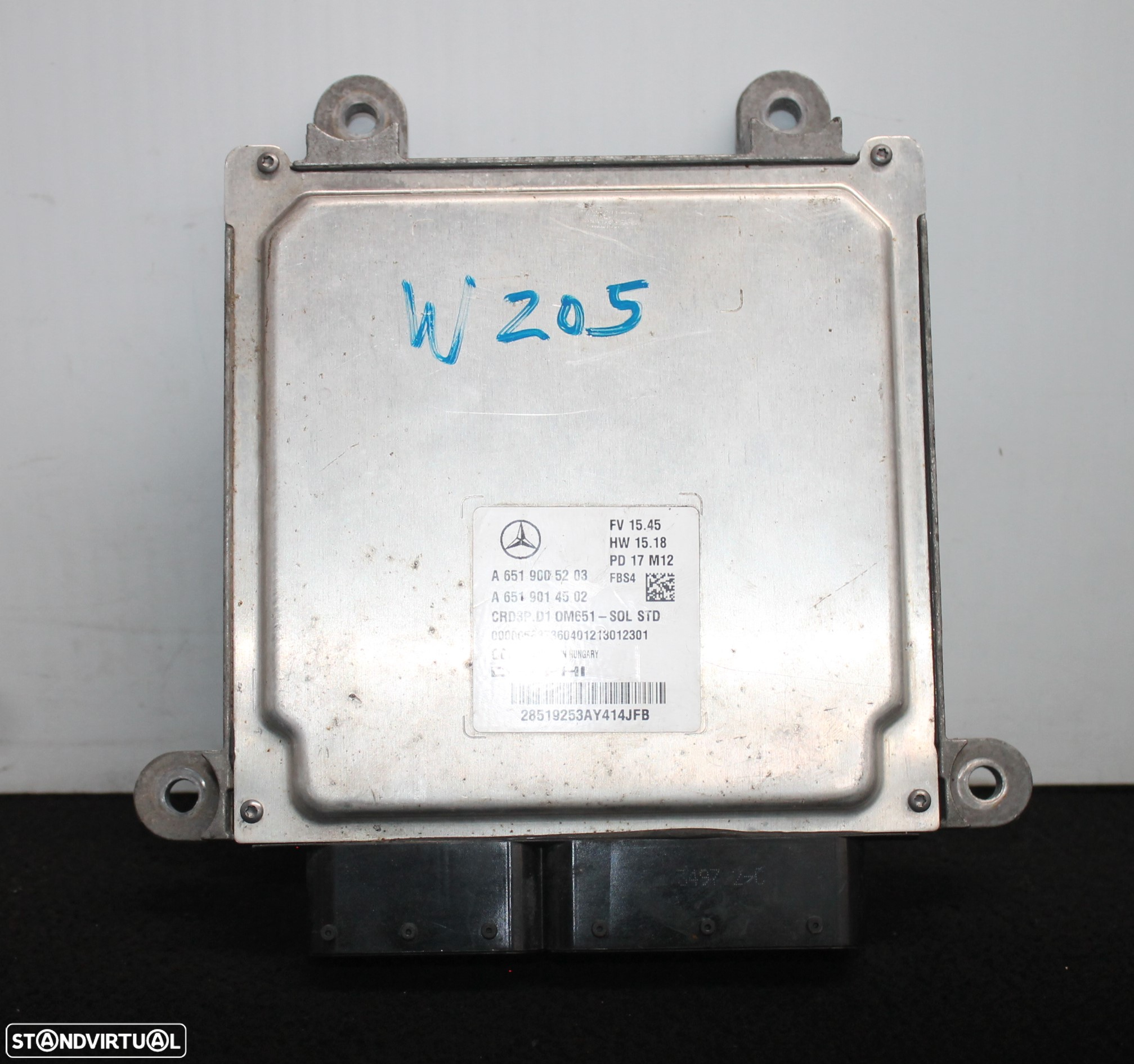 CENTRALINA DO MOTOR MERCEDES W205 - 3