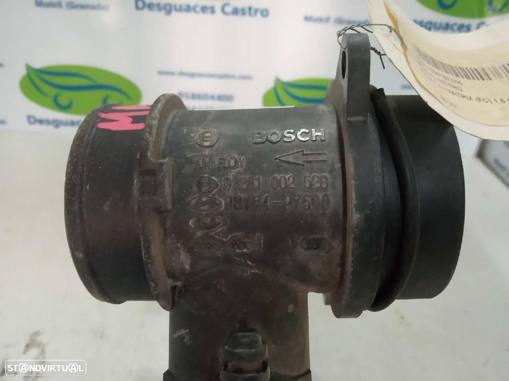 MEDIDOR DE MASSA DE AR HYUNDAI MATRIX 2002 -0281002528 - 4