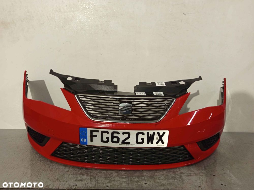 ^ ZDERZAK PRZÓD PRZEDNI SEAT IBIZA 4 IV LIFT FL LS3H CZERWONY - 1