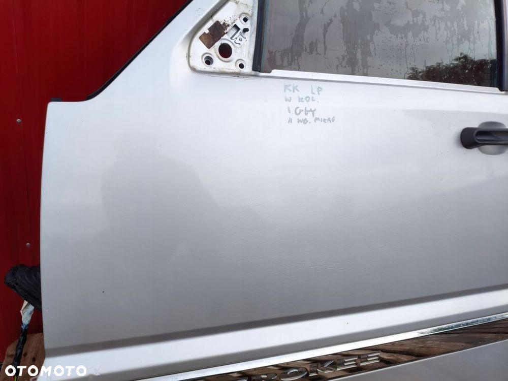 JEEP CHEROKEE LIBERTY KK 07-12 DRZWI LEWY PRZÓD SREBRNY STAN IGŁA - 3