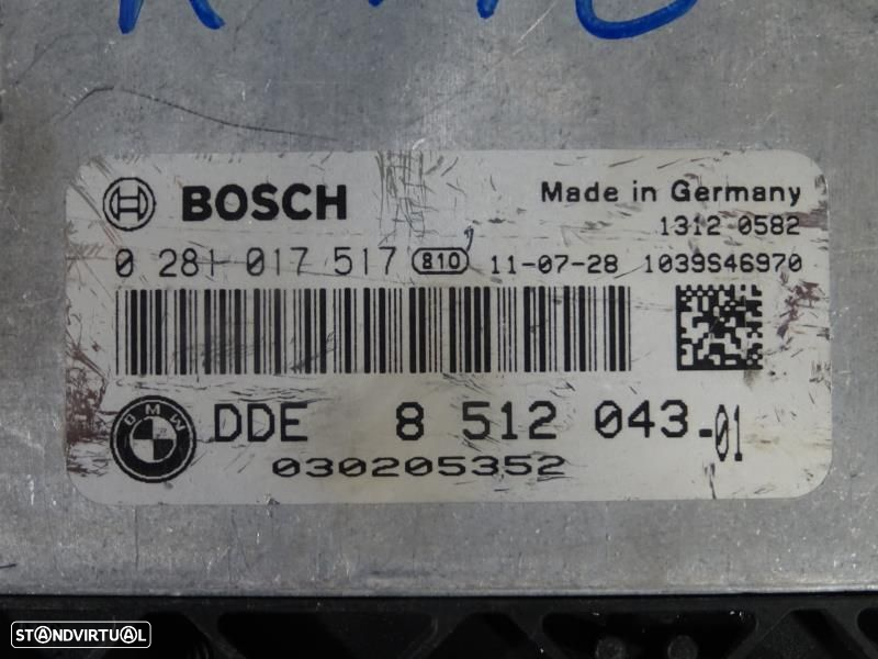 Centralina De Motor Bmw 3 (E90)  0281017517 / 8512043 / 8 512 043 - 2