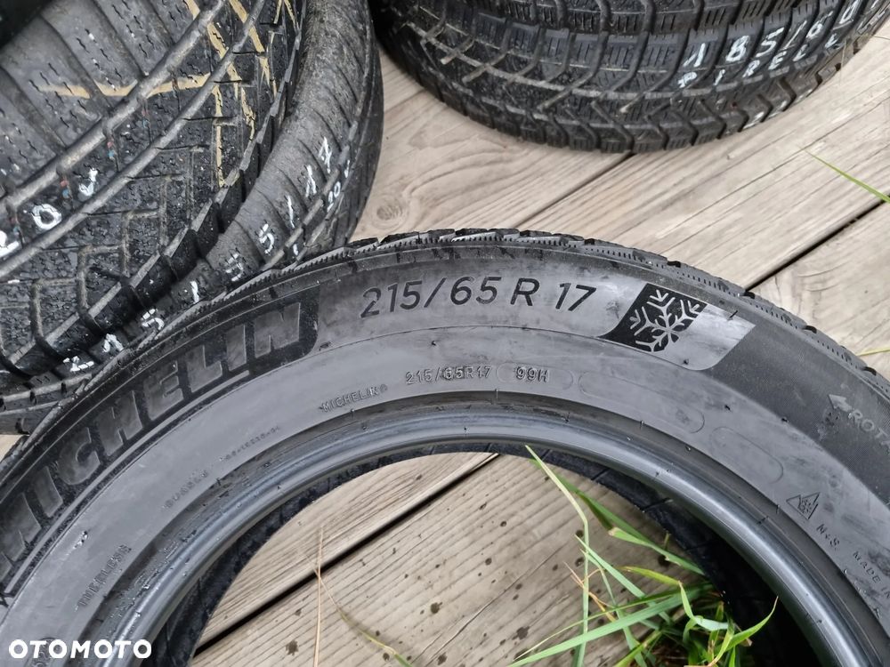 Opony Michelin Pilot Alpin 5 215/65R17 99H MO 2022r,6,5/5,5mm bdb stan - 11