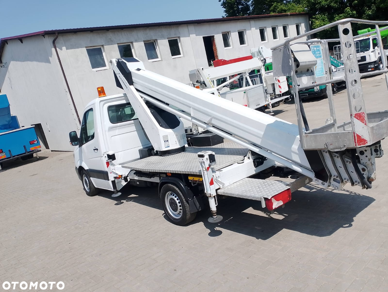 Mercedes-Benz Podnośnik Koszowy Ruthmann TB270 Zwyżka 27 Metrów 16 w Bok UDT Import Jak Wumag Gsr Multitel - 2