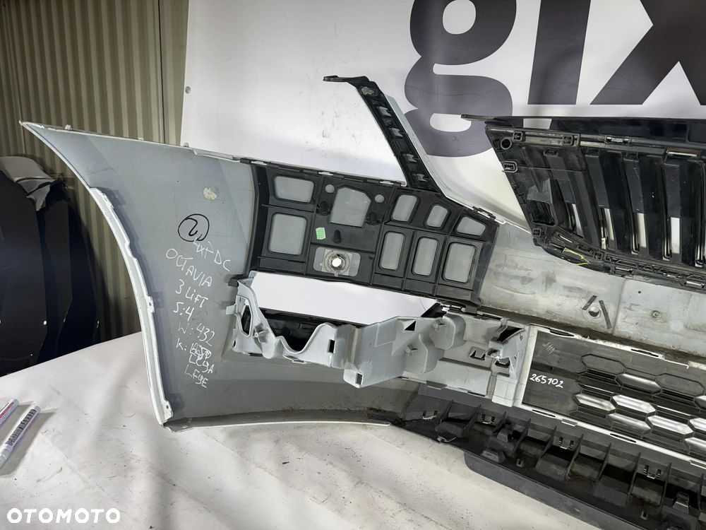 Skoda Octavia III Lift Zderzak Przód Przedni 4xPDC LS9R 16-19 5E0807221N - 10