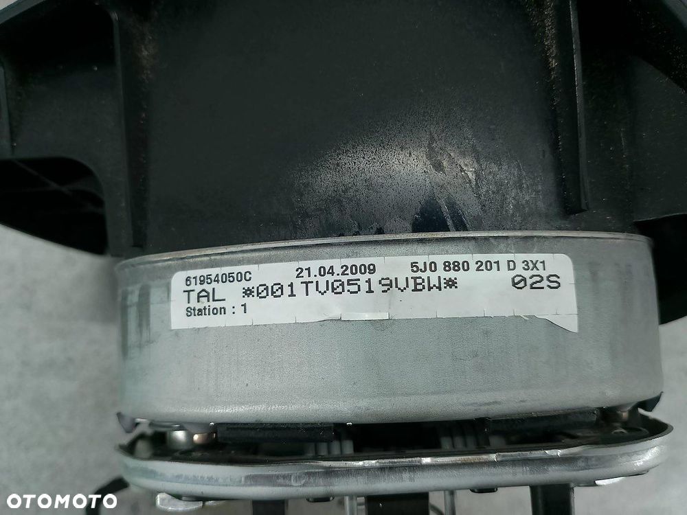 ZESTAW PODUSZEK AIRBAG SKODA FABIA II 5J0880201D  5J1880202C  1C0909605K - 10