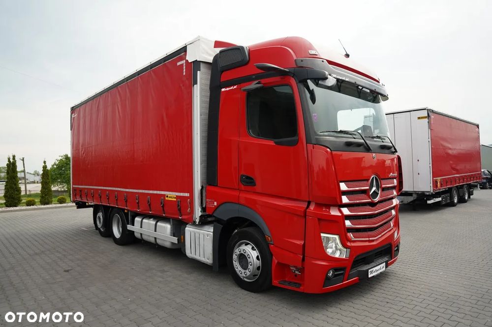 Mercedes-Benz BENZ ACTROS 2545 / FIRANKA - 7,4 M / MEGA / 6x2 / OŚ PODNOSZONA / OŚ PODNOSZONA / WIELTON / 2021 - 8