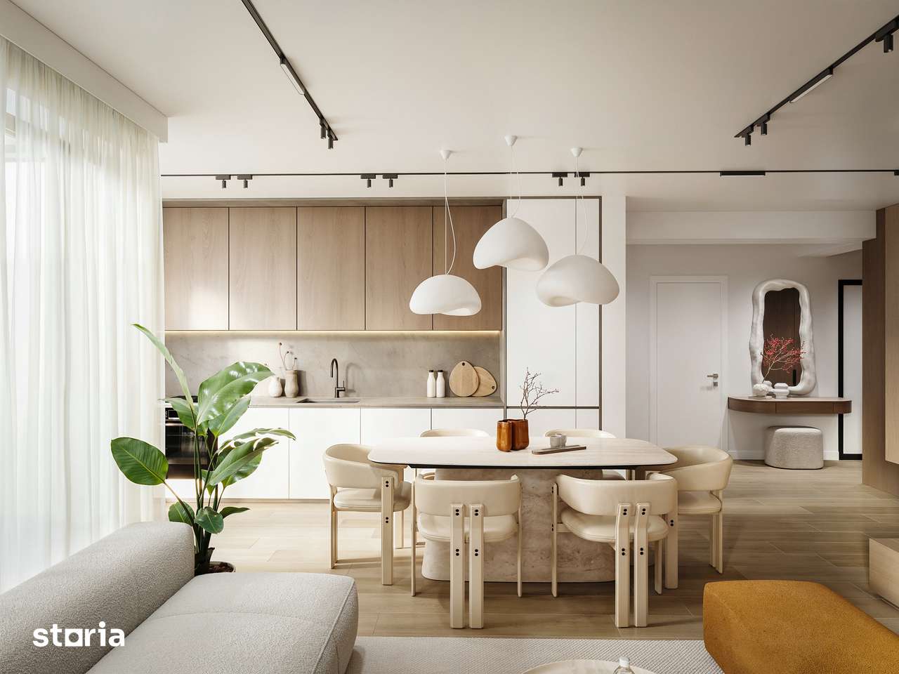 Apartament de 3 camere finisat in ansamblu rezidential nou — fotografia 1